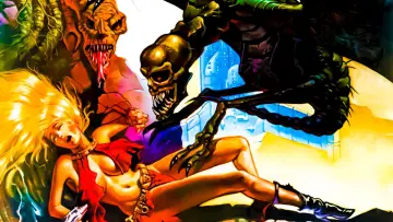 Задник до фильму"Galaxy of Terror" #386362