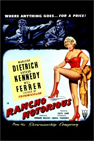 Постер до фильму"Rancho Notorious" #1091935
