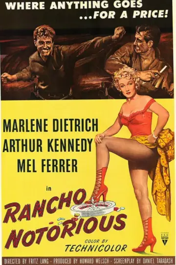 Постер до фильму"Rancho Notorious" #1091941