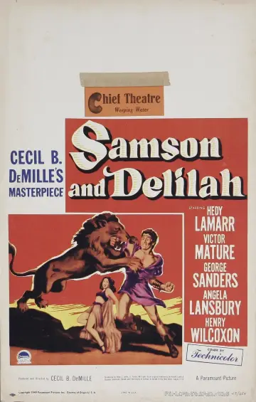 Постер до фильму"Samson and Delilah" #334990