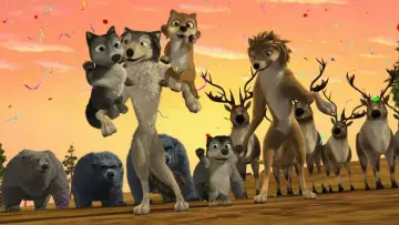 Задник до фильму"Alpha and Omega 2: A Howl-iday Adventure" #475424