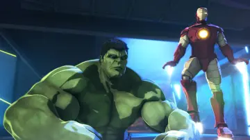 Задник до фільму "Iron Man & Hulk: Heroes United" #406717