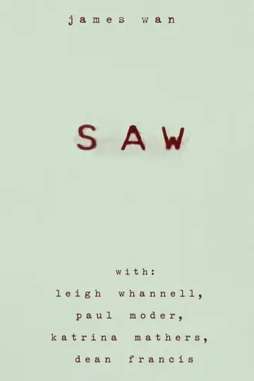Постер до фильму"Saw" #992793