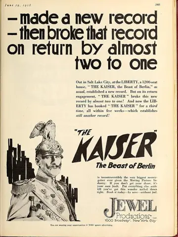 The Kaiser, the Beast of Berlin постер
