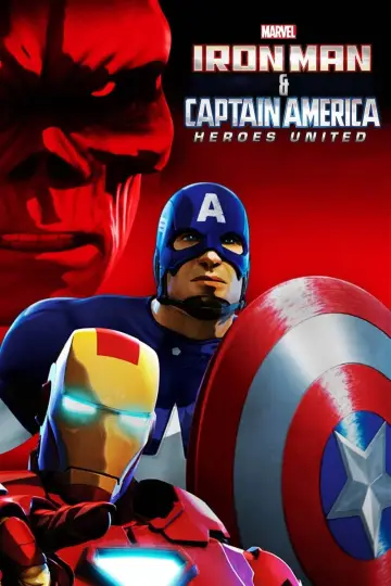Постер до фільму "Iron Man & Captain America: Heroes United" #1012200