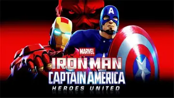 Задник до фільму "Iron Man & Captain America: Heroes United" #129693