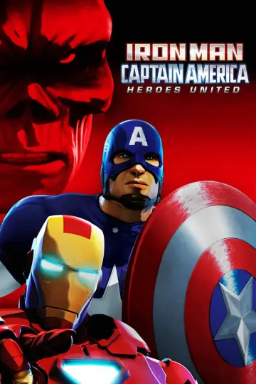 Постер до фільму "Iron Man & Captain America: Heroes United" #129697