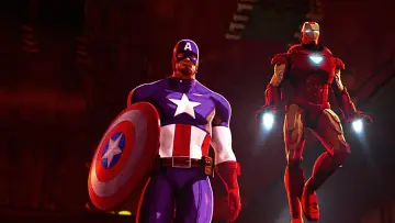 Задник до фільму "Iron Man & Captain America: Heroes United" #358081