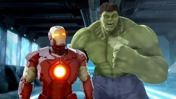 Задник до фільму "Iron Man & Captain America: Heroes United" #358082