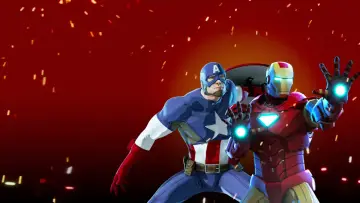 Задник до фільму "Iron Man & Captain America: Heroes United" #358083