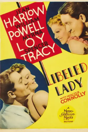 Постер до фильму"Libeled Lady" #706529
