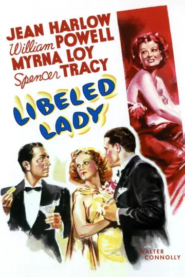 Постер до фильму"Libeled Lady" #706532