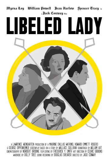 Постер до фильму"Libeled Lady" #706538