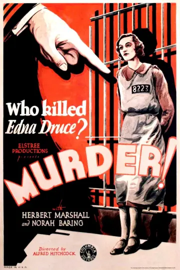 Постер до фильму"Murder!" #1103009