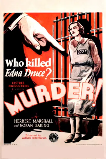 Постер до фильму"Murder!" #1103010