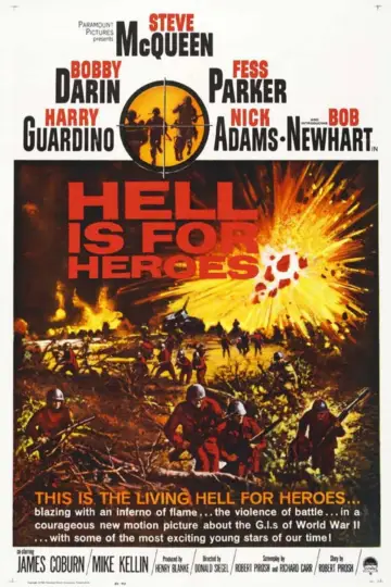 Постер до фильму"Hell Is for Heroes" #1063729