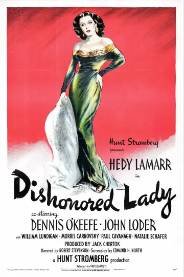 Постер до фильму"Dishonored Lady" #1130049