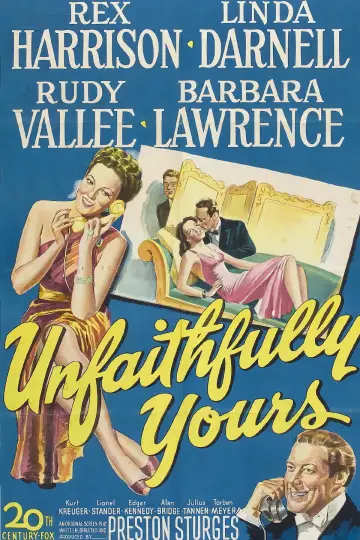 Постер до фильму"Unfaithfully Yours" #1132179