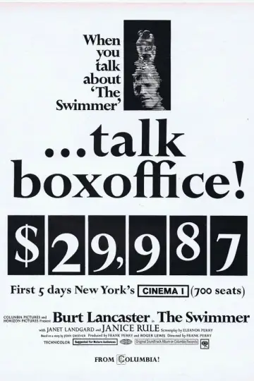 Постер до фильму"The Swimmer" #1031284