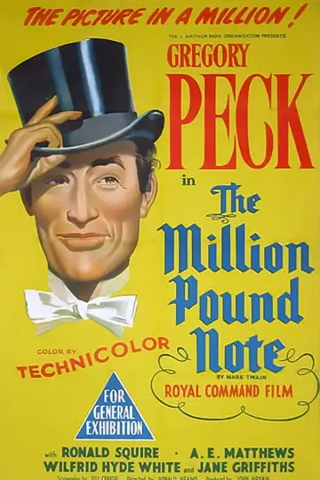 Постер до фильму"The Million Pound Note" #843692