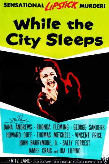 Постер до фильму"While the City Sleeps" #1098811