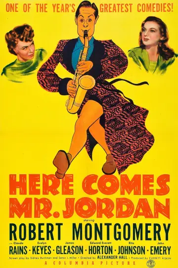Постер до фильму"Here Comes Mr. Jordan" #1096482