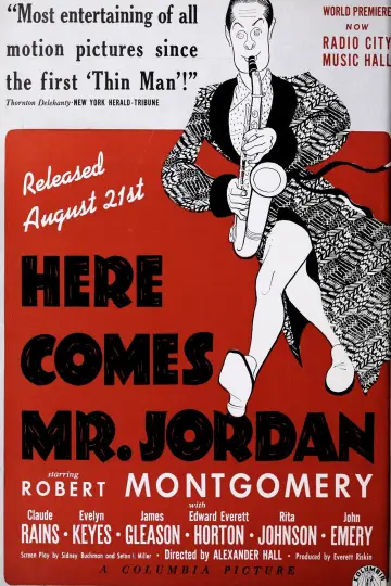 Постер до фильму"Here Comes Mr. Jordan" #1096486