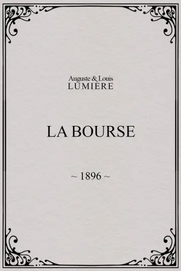La Bourse постер