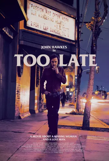 Постер до фильму"Too Late" #1137845