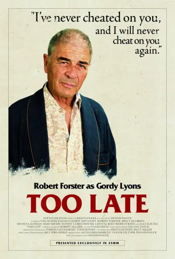 Постер до фильму"Too Late" #1137846