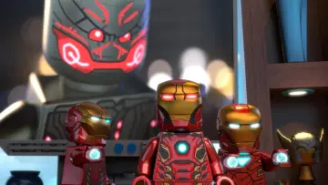 Задник до фильму"LEGO. Супергерої Marvel: Месники. Возз