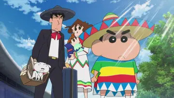 Задник до фильму"クレヨンしんちゃん オラの引越し物語 サボテン大襲撃" #426686