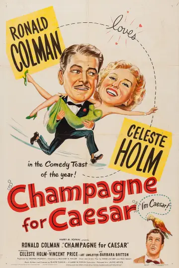 Постер до фильму"Champagne for Caesar" #1040722