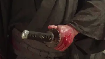 Задник до фильму"Самотній вовк із вовченям: Візок проти вітрів смерті" #948515