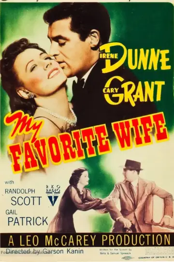 Постер до фильму"My Favorite Wife" #1087162