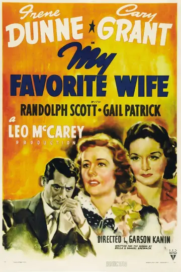 Постер до фильму"My Favorite Wife" #664139