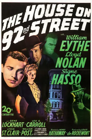 Постер до фильму"The House on 92nd Street" #1111426