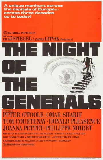 Постер до фильму"The Night of the Generals" #1075025