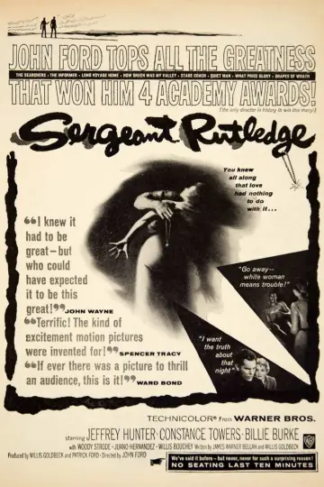 Постер до фильму"Sergeant Rutledge" #1014778