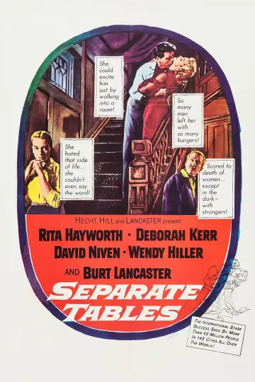Постер до фильму"Separate Tables" #364115
