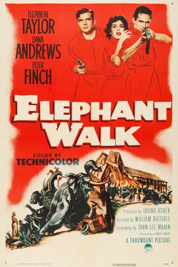Постер до фильму"Elephant Walk" #921594
