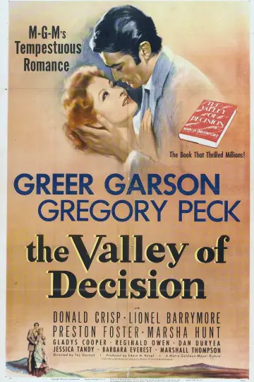 Постер до фільму "The Valley of Decision" #1790460