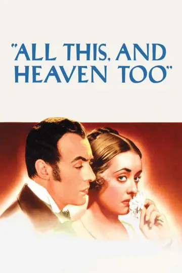 Постер до фильму"All This, and Heaven Too" #1063252