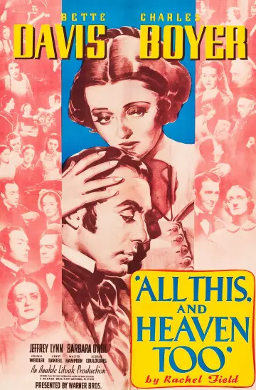Постер до фильму"All This, and Heaven Too" #1063253