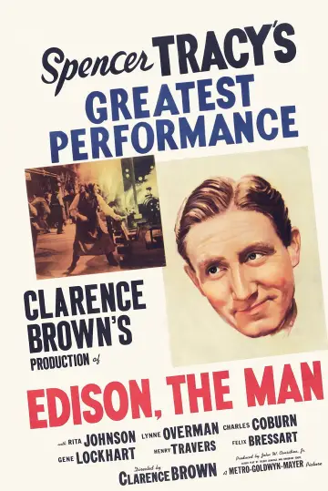 Постер до фильму"Edison, the Man" #1063416