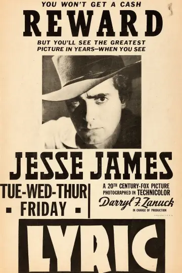 Постер до фильму"Jesse James" #1126175