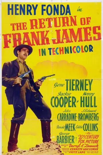 Постер до фильму"The Return of Frank James" #1108696