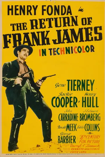 Постер до фильму"The Return of Frank James" #1108697
