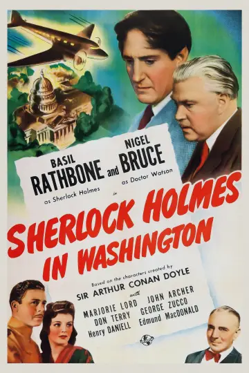 Постер до фильму"Sherlock Holmes in Washington" #1054016