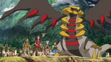Задник до фильму"劇場版ポケットモンスター ダイヤモンド&パール ギラティナと氷空（そら）の花束 シェイミ" #936081